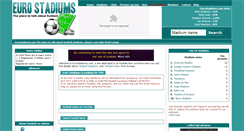 Desktop Screenshot of eurostadiums.com
