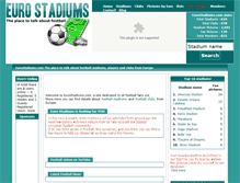 Tablet Screenshot of eurostadiums.com